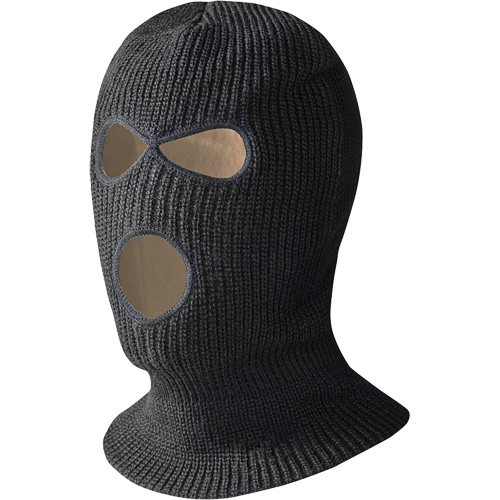 5560A Cagoule doubl&eacute;e &agrave; trois trous, Noir WestPier