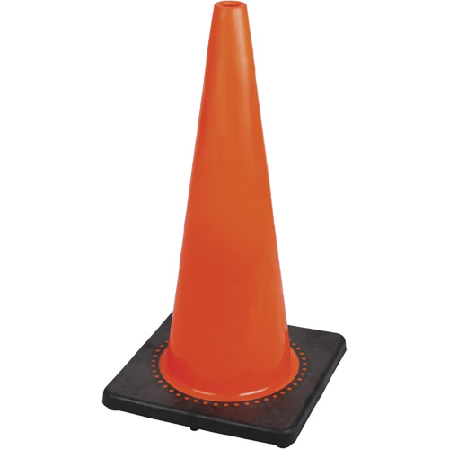 183P Premium Flexible Safety Cone, 28", Orange WestPier