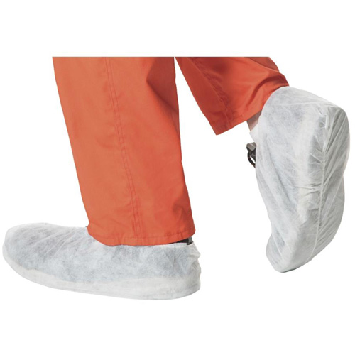 2022 Couvre-chaussures jetables, Taille unique, Polypropyl&egrave;ne, Blanc WestPier