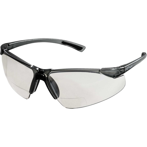XM340RX Lunettes de s&eacute;curit&eacute; avec grossissement 2X, Lentille Transparent, Anti-&eacute;gratignures, ANSI Z87+/R&eacute;pond ou surpasse la norme CSA Z94.3 WestPier