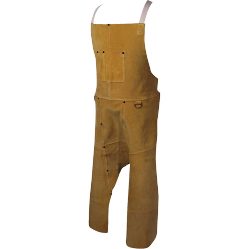 Caiman&reg; Boarhide Apron, Split-Leg Bib, 42" L, Brown WestPier