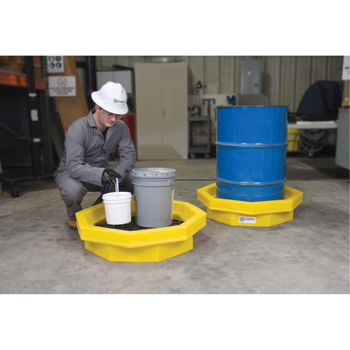 Ultra-Drum Tray sans grille, 32" lo x 32" la x 8,1" h, Cap. de d&eacute;versement 22,8 gal. US WestPier