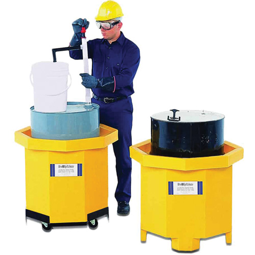 Pallet Jack Ultra-Spill Collector&reg;, 66 US gal., Mobile WestPier