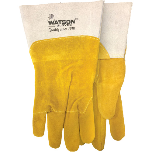 Ram Tough Welding Gloves, Goat Grain/Split Cowhide, Size Medium WestPier