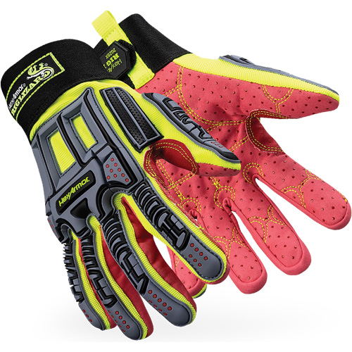 Rig Lizard&reg; 2028X Cut-Resistant Gloves, 6/X-Small, Synthetic/HPPE Palm, Elastic/Hook & Loop Cuff WestPier