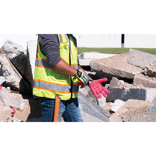 Rig Lizard&reg; 2028X Cut-Resistant Gloves, 6/X-Small, Synthetic/HPPE Palm, Elastic/Hook & Loop Cuff WestPier