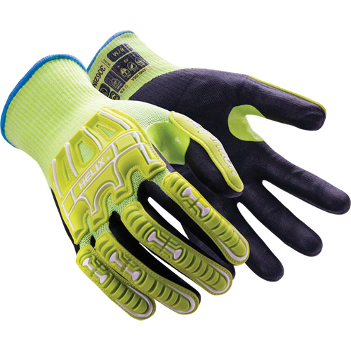 Helix&reg; 3062IMP Impact Gloves, 6/X-Small, Foam Nitrile Palm, Elastic/Knit Wrist Cuff WestPier
