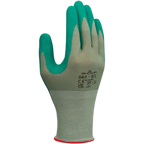 383 Biodegradable Working Gloves, 6/Small, Nitrile Coating, 13 Gauge, Polyester Shell WestPier