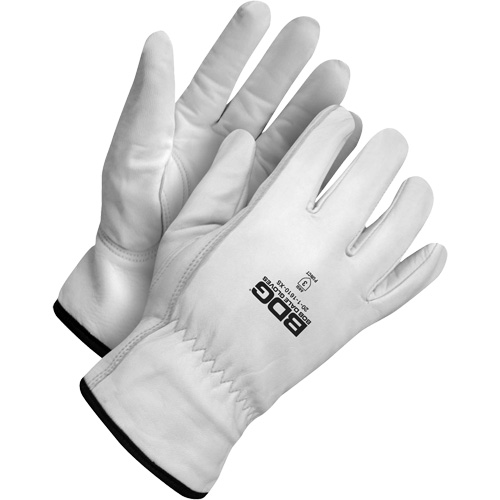 Puncture-Resistant Driver Gloves, Small, Grain Goatskin Palm WestPier