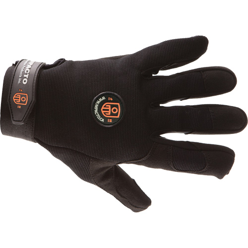 Gants de m&eacute;canicien anti-chocs, 7/Petit, Paume en Synth&eacute;tique/Su&egrave;de, Poignet &eacute;lastique/Boucle et crochet WestPier