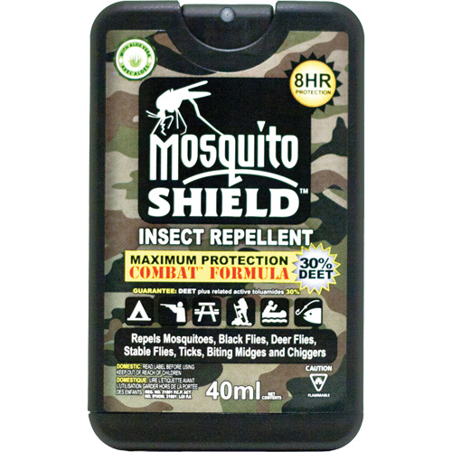 Pocket-Sized Mosquito Shield Insect Repellent, 30% DEET, Spray, 40 ml WestPier