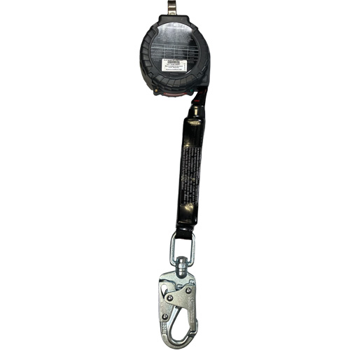 Miller TurboLite+ Scorpion Personal Fall Limiter, 9', Web, Swivel WestPier