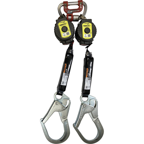 Limiteur de chute personnel TurboLite+ Miller, 6', Sangles, Stationnaire WestPier
