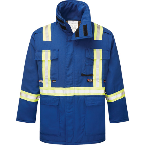 Parka isol&eacute;, antistatique et ignifuge  6,5 oz Westex DH, T-Grand (grande taille), Bleu royal WestPier