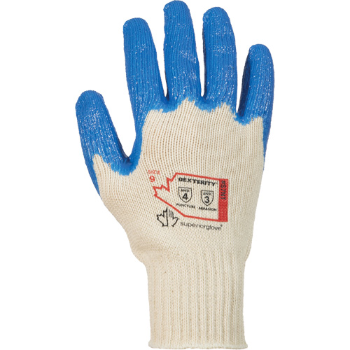 Gants r&eacute;sistants &agrave; la perforation pour usage g&eacute;n&eacute;ral, 6/T-petit, R&ecirc;vetement Nitrile, Calibre 7, Enveloppe en Nylon/Coton WestPier