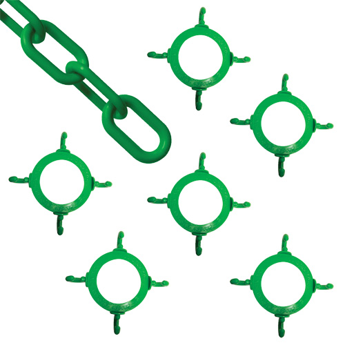 Ensemble de connecteurs de chaîne pour c&ocirc;nes, Vert WestPier