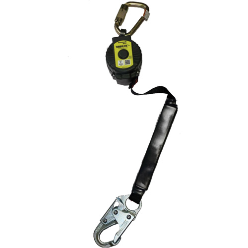 Miller TurboLite+ Scorpion Personal Fall Limiter, 9', Web, Stationary WestPier