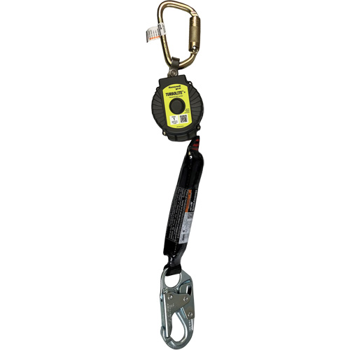 Miller TurboLite+ Personal Fall Limiter, 11', Web, Stationary WestPier