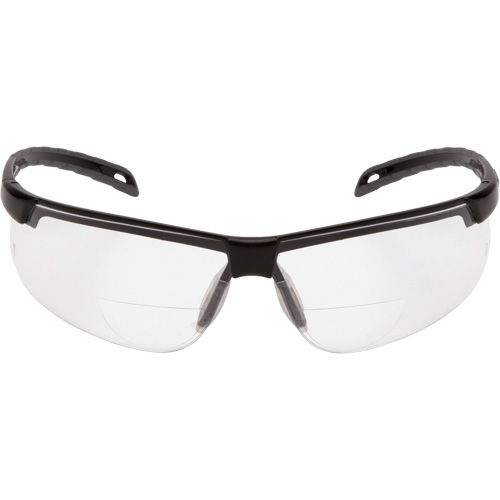 H2MAX Reader Lens with Black Frame, Anti-Fog, Clear, 2.0 Diopter WestPier
