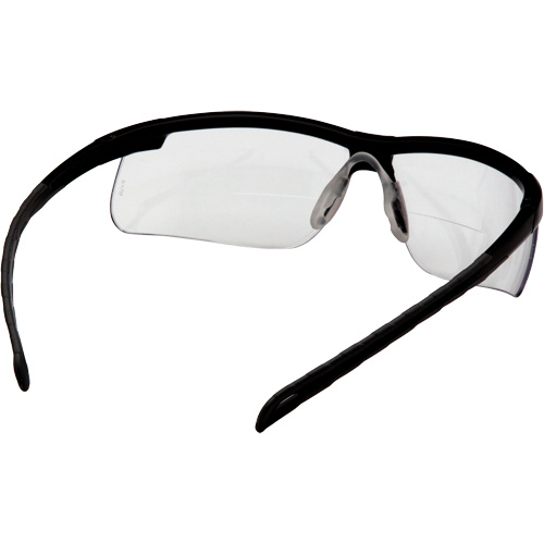 H2MAX Reader Lens with Black Frame, Anti-Fog, Clear, 2.0 Diopter WestPier