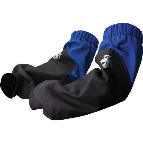 BSX&reg; FR Cotton Sleeves, 19" L, Black/Blue WestPier