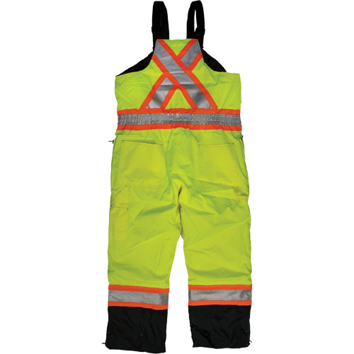 Salopette de s&eacute;curit&eacute; isolante en tissu ind&eacute;chirable, Polyester, T-petit, Jaune lime haute visibilit&eacute; WestPier