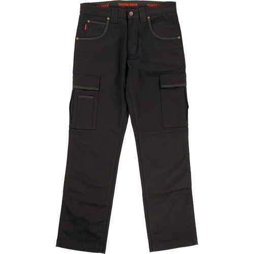 WP100 Work Pants, Cotton/Spandex, Black, Size 4, 30 Inseam WestPier