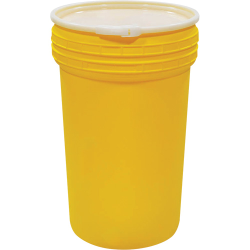 Ensemble de baril emboîtable en plastique pour laboratoire, 55 gal. US, Mobile WestPier