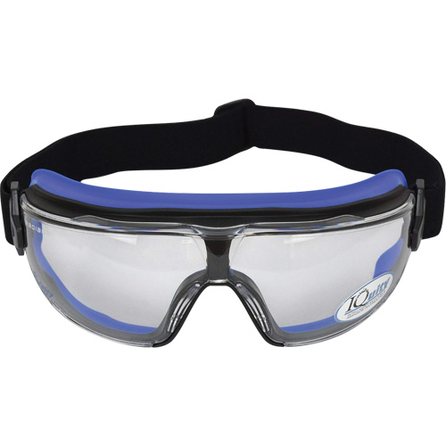LPX IQuity Safety Goggles, Clear Lens, Anti-Fog/Anti-Scratch WestPier