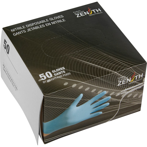 Emballages de gants jetables pour machine distributrice, Petit, Nitrile, 4,5 mils, Sans poudre, Bleu, Classe 2 WestPier