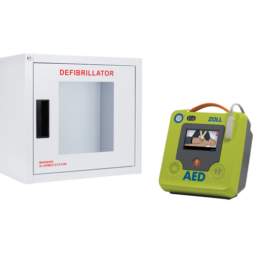 AED 3 AED & Wall Cabinet Kit, Semi-Automatic, English, Class 4 WestPier