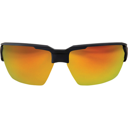 Pumori Safety Glasses, Red/Mirror Lens, Anti-Scratch, ANSI Z87+/MCEPS GL-PD 10-12/Meets/Exceeds CSA Z94.3 WestPier