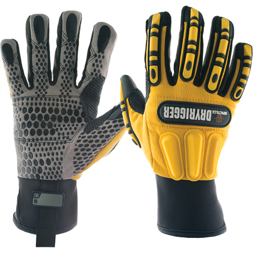 Gants The Original Dryrigger, 7/Petit, Paume en Su&egrave;de, Poignet &agrave; enfiler WestPier