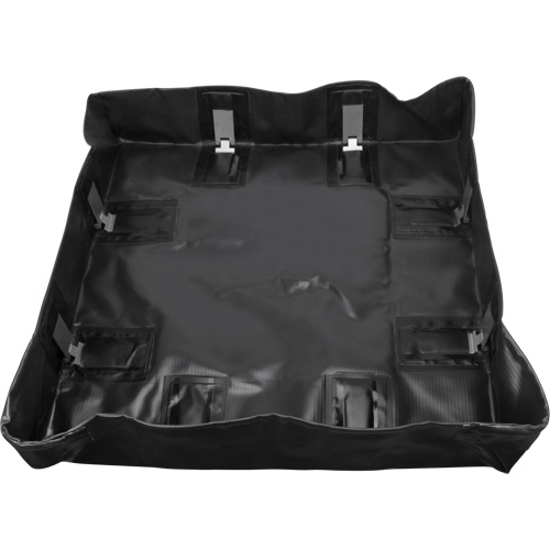 Collapsible Berm, 179 US gal. Capacity, 6' W x 8' L x 6" H, Snap-Up Bracket WestPier