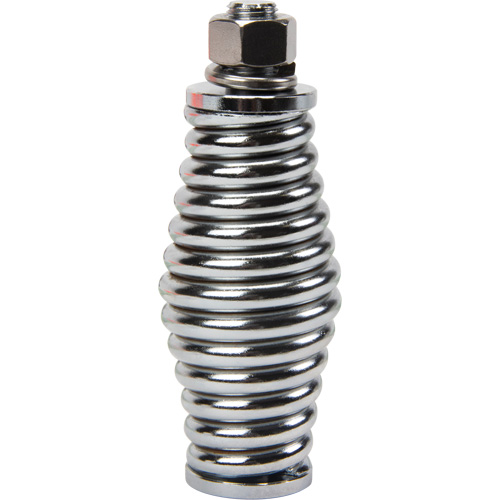 Heavy-Duty Safety Whip, Threaded Mount, 5' High, Orange with Reflective X WestPier