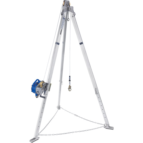 Confined Space Aluminum Tripod with 3-Way SRL 8301098 WestPier