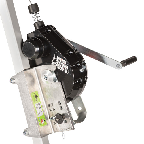 SRL-73303-60 Cable Self-Retracting Lifeline with Recovery, 60', Galvanized Steel, Swivel WestPier