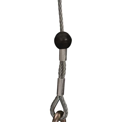 SRL-73303-96 Cable Self-Retracting Lifeline with Recovery, 96', Galvanized Steel, Swivel WestPier