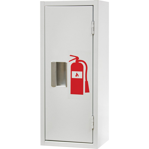 Indoor Fire Extinguisher Cabinet, 10" W x 24" H x 7" D WestPier
