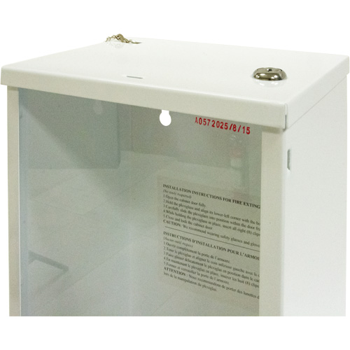 Light-Duty Fire Extinguisher Cabinet, 8" W x 22" H x 6" D WestPier