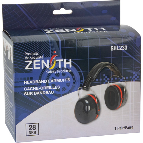 Passive Ear Muffs, Headband, 28 NRR dB WestPier