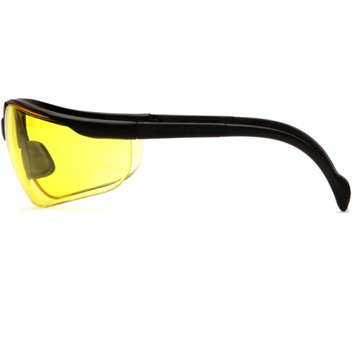 Lunettes de s&eacute;curit&eacute; &agrave; demi-monture Venture II, Lentille Ambr&eacute;e, ANSI Z87+/MCEPS GL-PD 10-12/R&eacute;pond ou surpasse la norme CSA Z94.3 WestPier