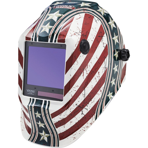 VIKING 3350 Daredevil Welding Helmet, 3.74" L x 3.34" W View Area, 5 - 13 Shade Range WestPier