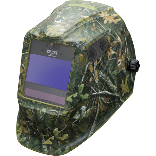 Masque de soudage VIKING 2450 s&eacute;rie ADV White Tail Camo, 3,82" lo x 2,44" la Champ de vision, Teinte 5 - 13 WestPier