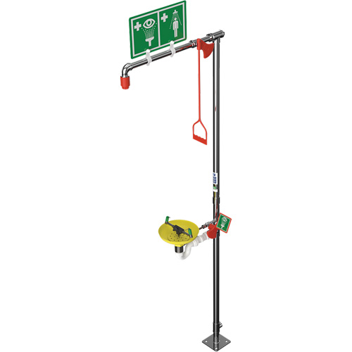 Combination Shower with Open ABS Bowl & Top Inlet, Pedestal WestPier