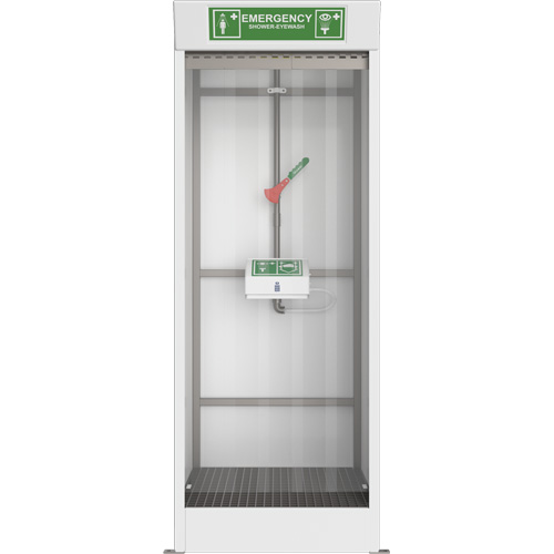 Emergency Cubicle Shower & Covered Eye & Face Wash WestPier