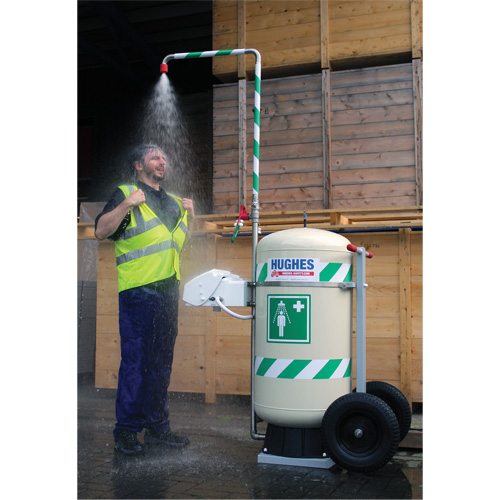 Mobile Self-Contained Emergency Safety Shower with Eye & Face Wash, 30 gal. Capacity, Meets None WestPier