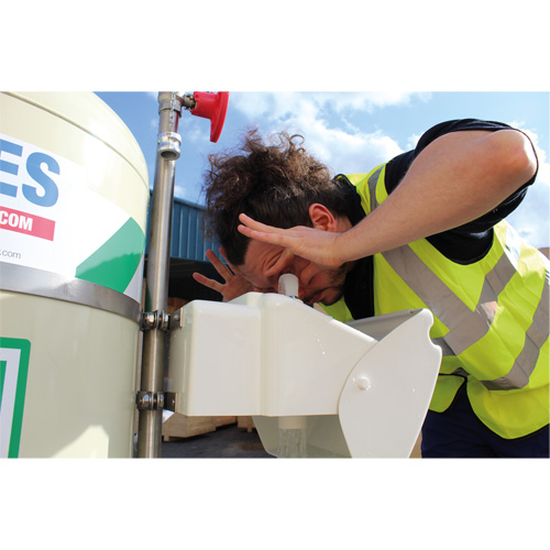 Mobile Self-Contained Emergency Safety Shower with Eye & Face Wash, 30 gal. Capacity, Meets None WestPier