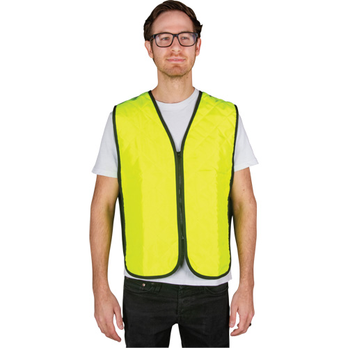 Evaporative Cooling Vest, Medium, High Visibility Lime-Yellow WestPier