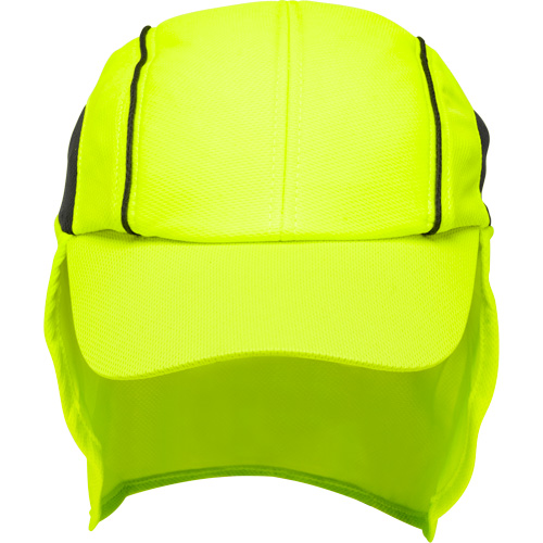 Chapeaux de refroidissement avec voiles pour le cou, Lime haute visibilit&eacute; WestPier